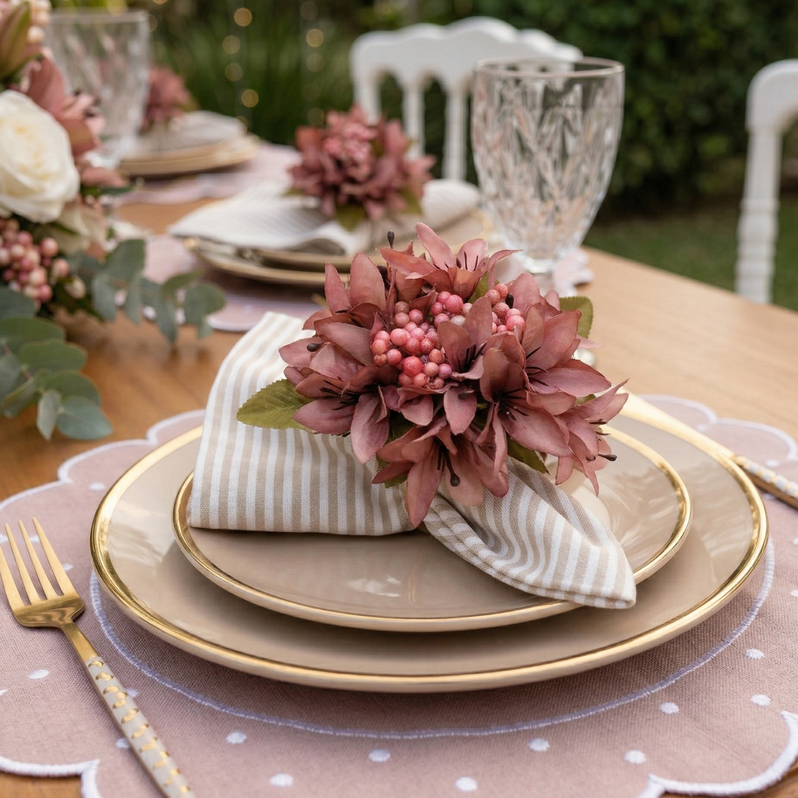 Flower Napkin Rings