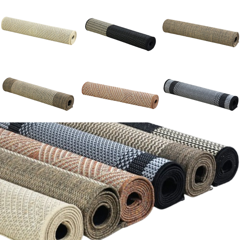 Sisal Lancer Non-Slip Runner Rug 94.49 x 25.98 in