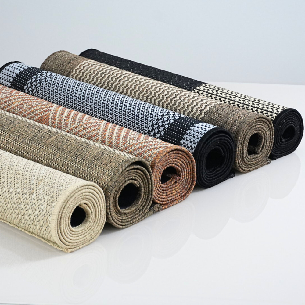 Sisal Lancer Non-Slip Runner Rug 141.73 x 25.98 in
