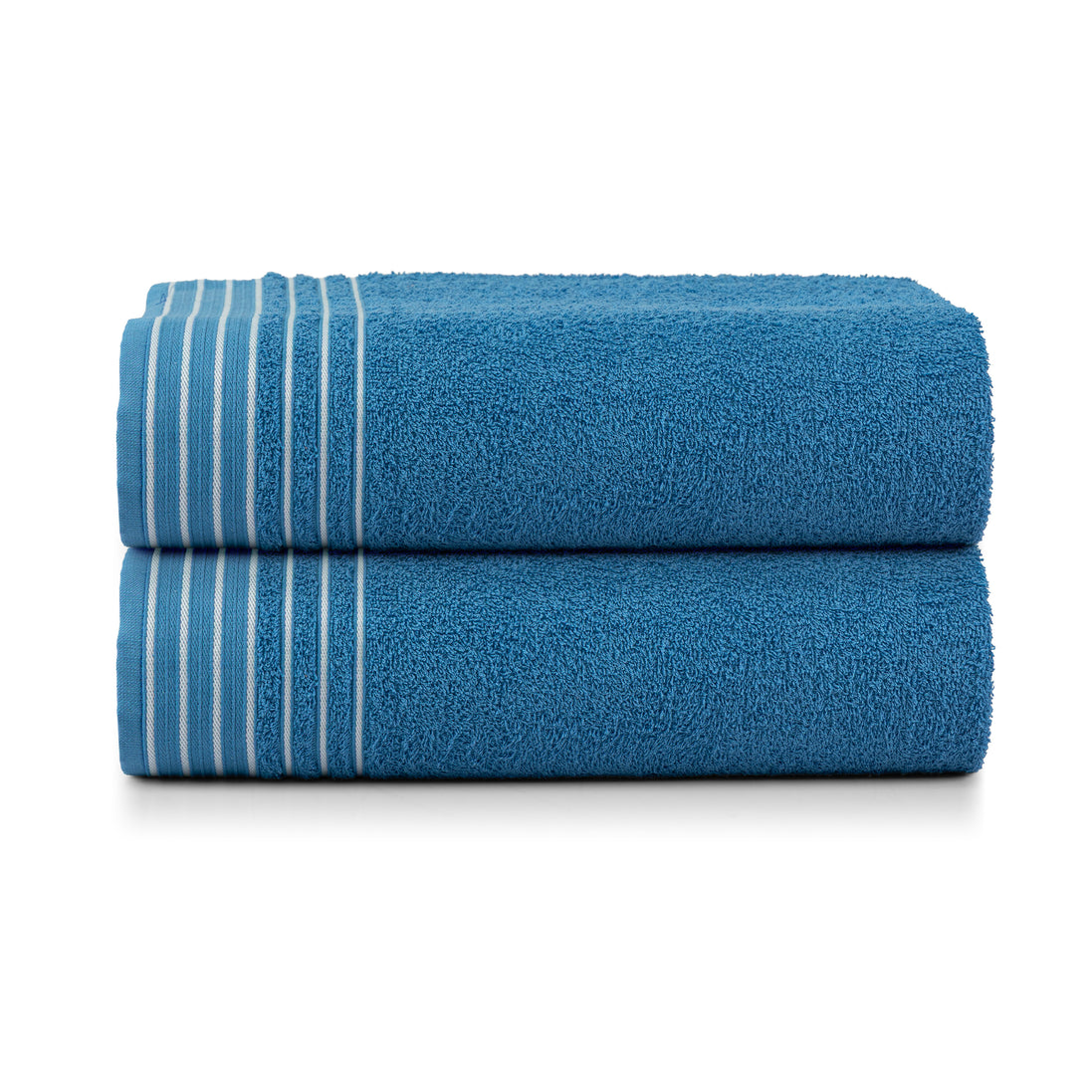 Set of 2 Kalistra Oversized Bath Towels 30" x 59" – 100% Cotton, 340 GSM
