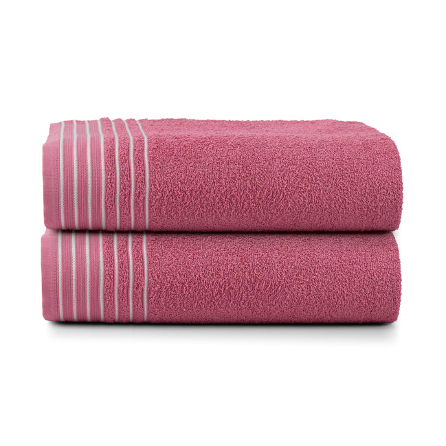 Set of 2 Kalistra Oversized Bath Towels 30" x 59" – 100% Cotton, 340 GSM