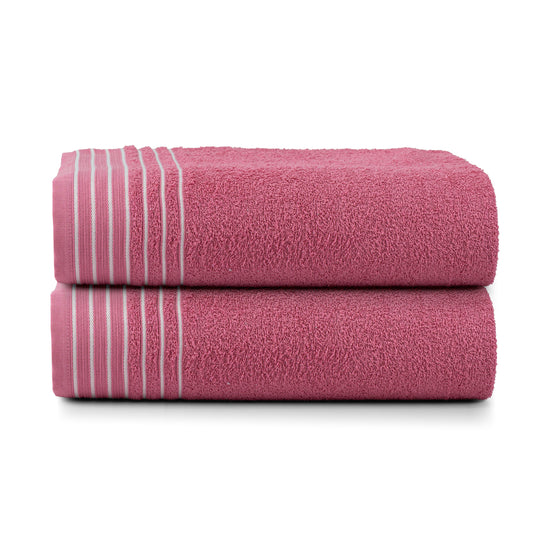 Set of 2 Kalistra Oversized Bath Towels 30" x 59" – 100% Cotton, 340 GSM