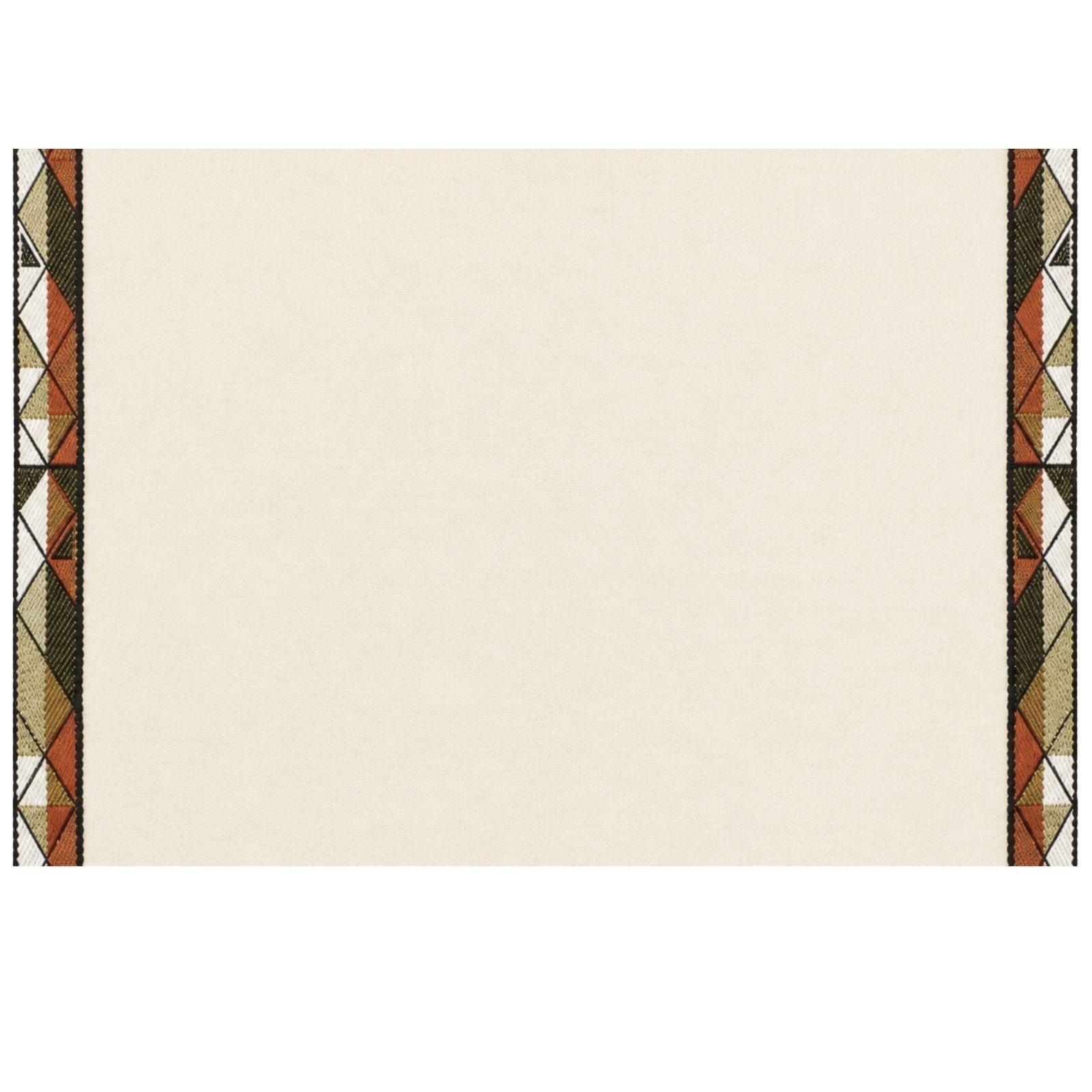 Charlo’s Set of 4 Rectangular Placemats Africa Beige Embroidery 18
