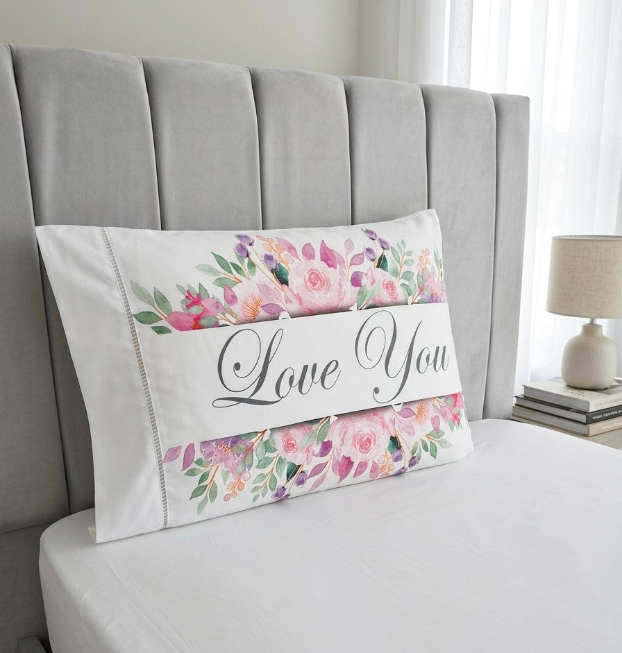 Kit 2 Fronhas Sonata Microfibra 50 x 70 cm – Love