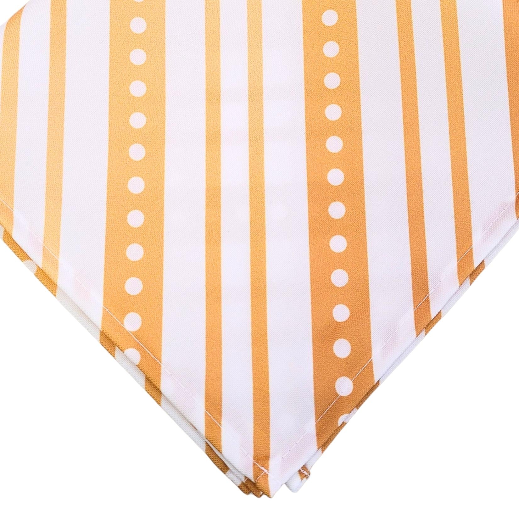 Charlo's Cloth Napkins Set of 4 Christmas Striped 16