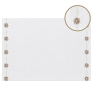 Charlo’s Set of 4 Rectangular Placemats Life White 18