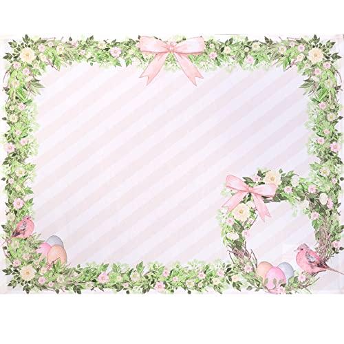 Set of 4 Waterproof Rectangular Placemats Easter 17