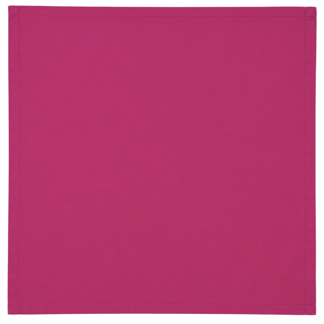 Charlo's Set of 4 Pink Fucsia 100% Cotton Solid Cloth Napkins 15" by 15" Washable Reusable