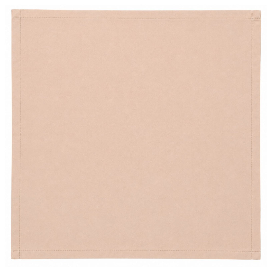 Charlo's Set of 4 Nude Pink 100% Cotton Solid Cloth Napkins 15" by 15" Washable Reusable