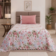 Maison Charlo Bel Single Bedspread Set – Bouquet – 2 Pieces