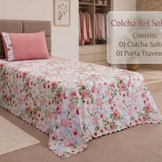 Maison Charlo Bel Single Bedspread Set – Bouquet – 2 Pieces