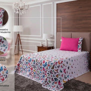 Maison Charlo Bel Single Bedspread Set – Butterfly Print – 2 Pieces