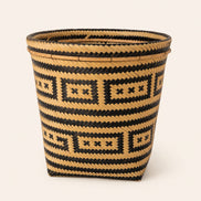 Brazilian Indigenous Art | Urutu Baniwa Basket – Diamond Pattern – 10.24 in