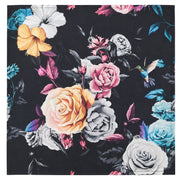 Charlo's Cloth Napkins Set of 4 Night of Roses Black 16