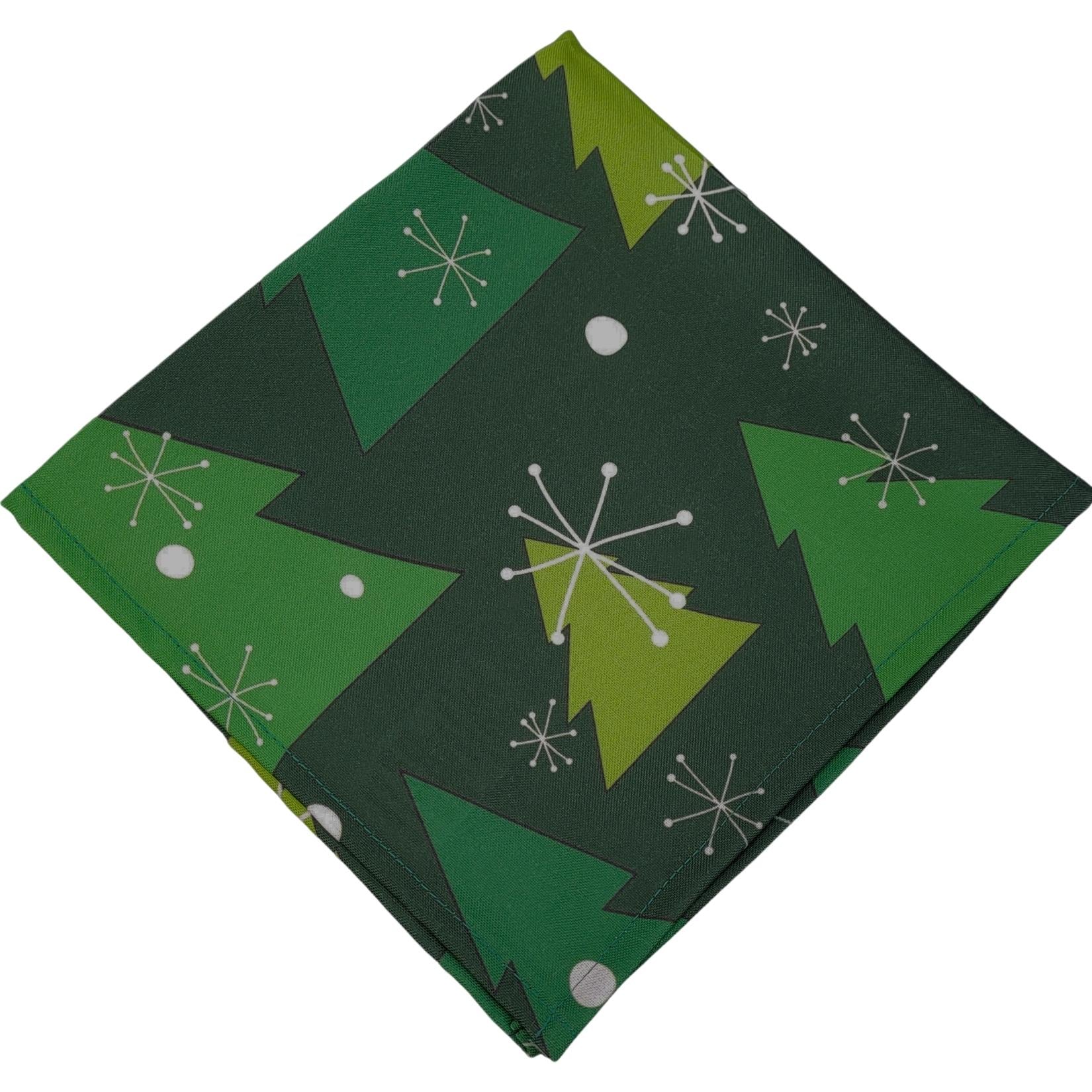 Charlo's Cloth Napkins Set of 4 Christmas Tree 16