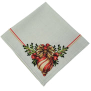 Charlo's Cloth Napkins Set of 4 Christmas Wreath 16