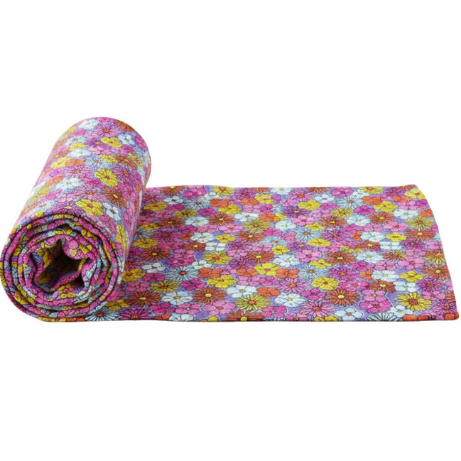 Charlo's Cotton Floral Table Runner by Brunet 18" x 59"
