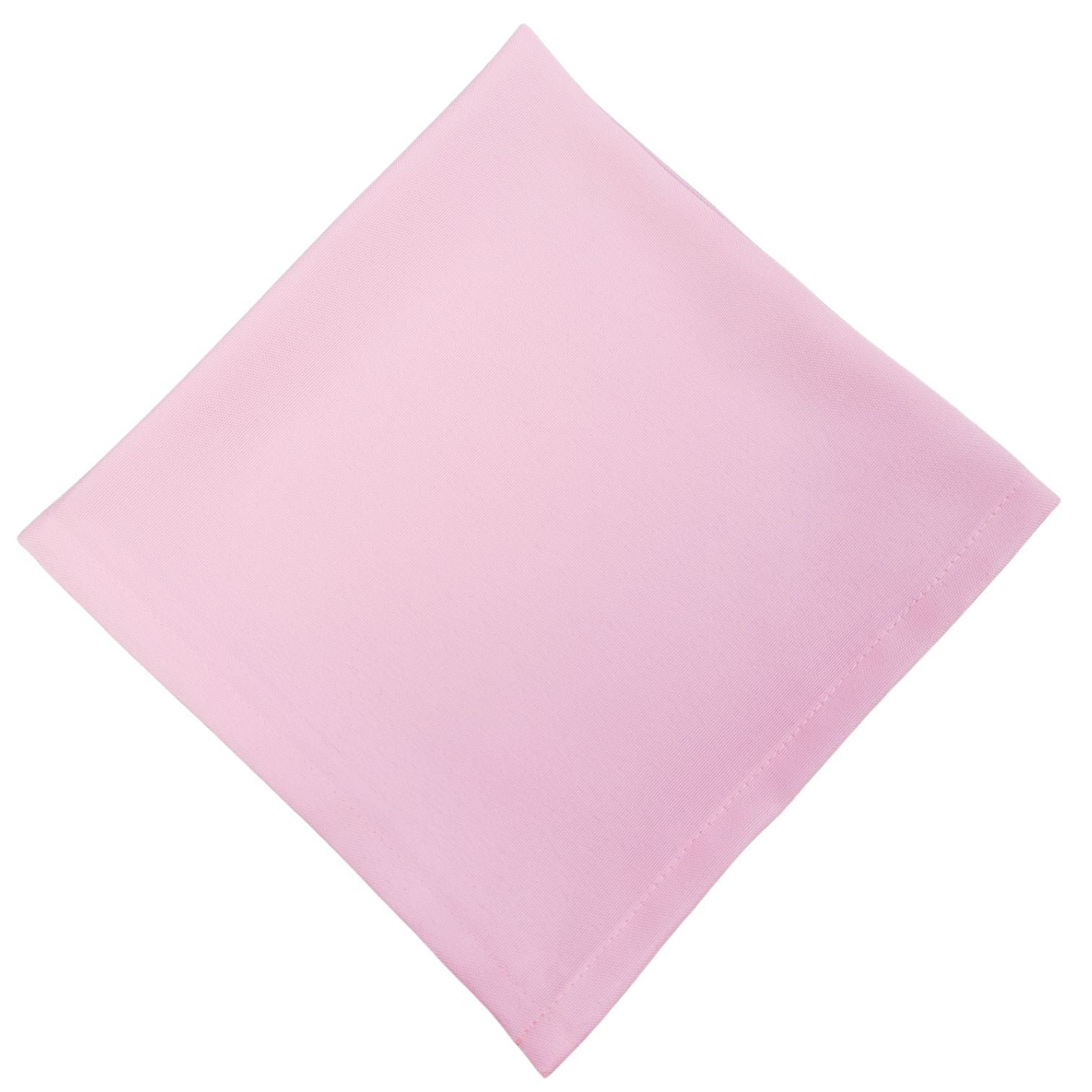 Charlo's Synthetic Cloth Napkins Set of 4 Solid Light Pink 16