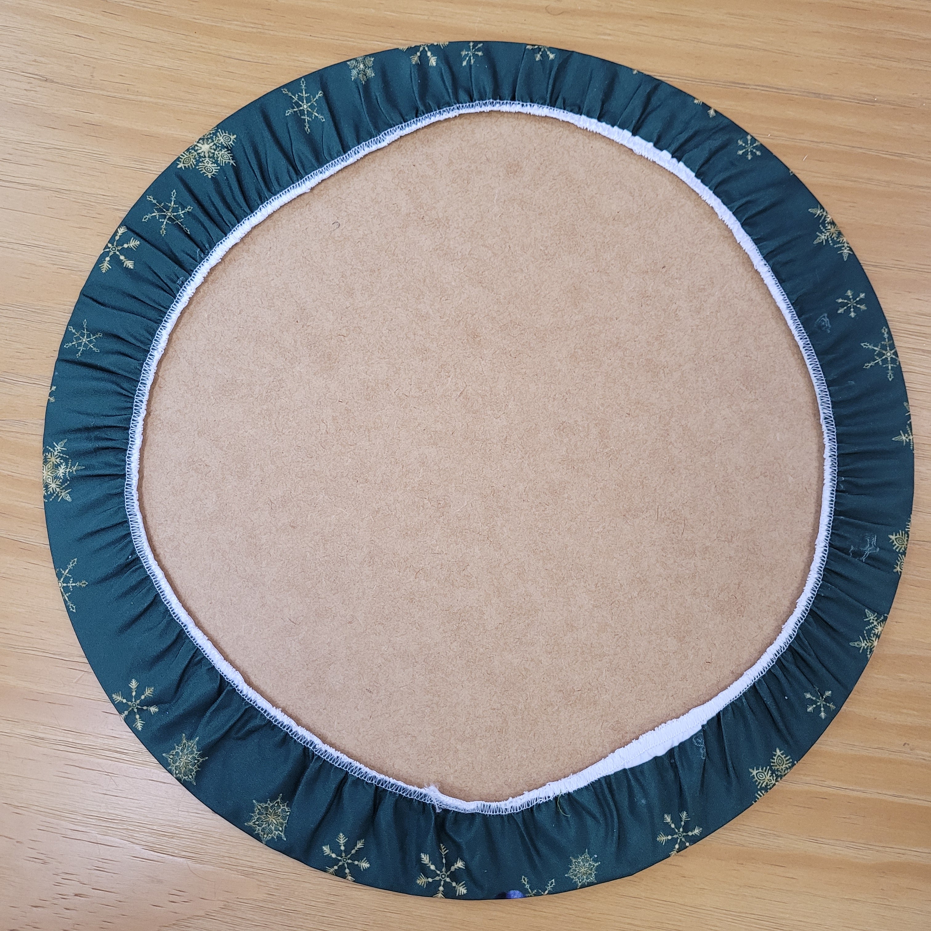 Maison Charlô | Set of 4 Round Placemats Covers Christmas Bird Cloth 14