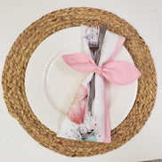 Charlo's Easter Cloth Napkins Bunny Rose Balloon Reusable Soft Durable