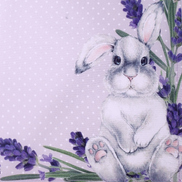 Set of 4 Lavender Waterproof Rectangular Placemats Easter 17
