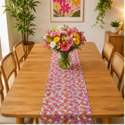 Charlo's Cotton Floral Table Runner by Brunet 18