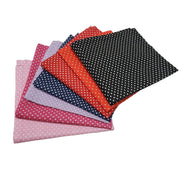 Charlo's Set of 4 Black Polka Dot 100% Cotton Cloth Napkins 15