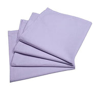 Charlo's Set of 4 Yellow 100% Cotton Solid Cloth Napkins 15