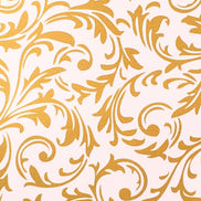 Set of 4 Placemats Golden Arabesque Christmas Cloth Waterproof 17