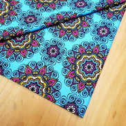 Charlo's Cotton Mandala Table Runner Blue 18