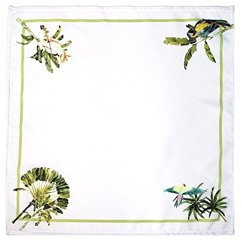 Charlo's Cloth Napkins Set of 4 Brazilian Parrot 16