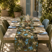 Charlo's Cotton Table Runner Savanna Green  18