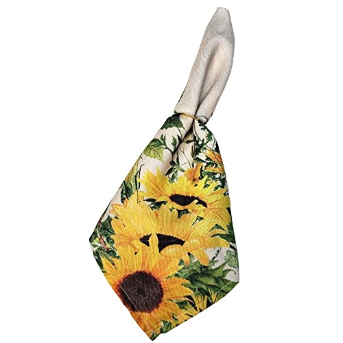 Charlo's Cloth Napkins Set of 4 SunFlower 16