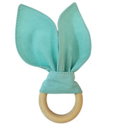 Maison Charlo | Easter Set of 4 Maldivas Green Bunny Ears Napkin Rings | Dining Table Decor