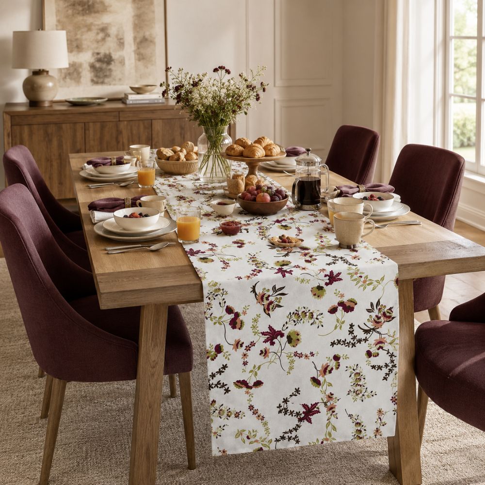 Charlo's Table Runner Marais Beige Bordo  18
