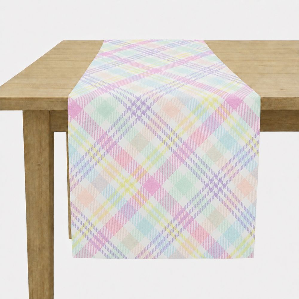 Charlo's Table Runner Chess Pastel Palette  18