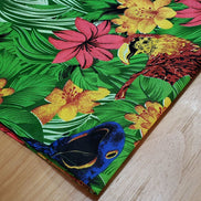 Charlo's Macaw Table Runner Green Yellow 18