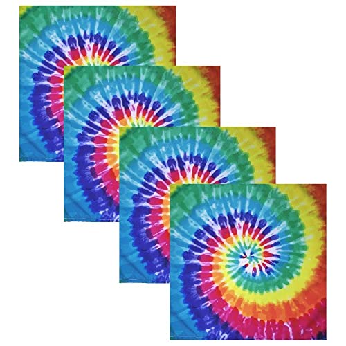 Charlo's Cloth Napkins  Set of 4 Tie Dye 16