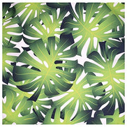 Charlo's Cloth Napkins Set of 4 Green Palm Leaf Monstera Tropical 16