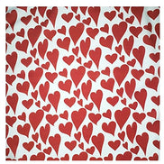 Charlo's Cloth Napkins Set of 4 Heart l 16