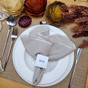 Charlo's Set of 4 Sustainable Rectangular Jute Rustic Chic Placemats 18