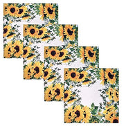 Charlo's Cloth Napkins Set of 4 SunFlower 16