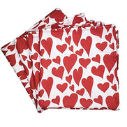 Charlo's Cloth Napkins Set of 4 Heart l 16