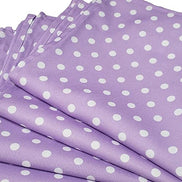 Charlo's Cloth Napkins Set of 4 Lillac Polka Dot 16