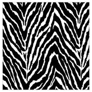 Charlo's Cloth Napkins Set of 4 Animal Print Zebra 16