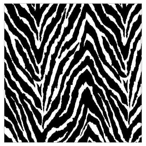 Charlo's Cloth Napkins Set of 4 Animal Print Zebra 16