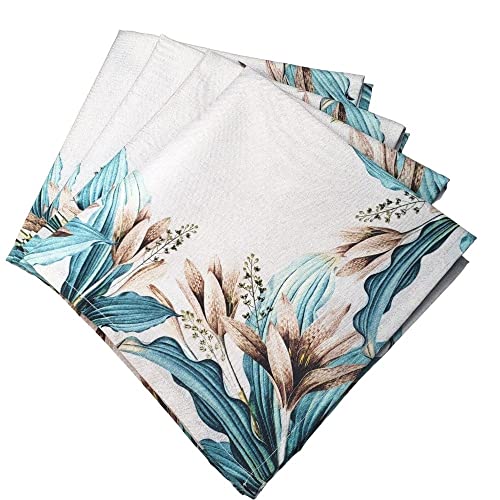 Charlo's Cloth Napkins Set of 4 Pure Beauty 16