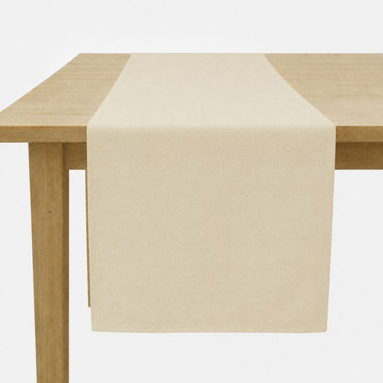 Charlo's Table Runner Natural Cotton  18" x 59"