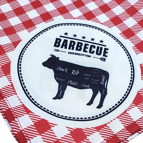 Charlo's Cloth Napkins Set of 4 Red Barbecue II 16