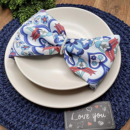 Charlo's Cloth Napkins Set of 4 Beautiful Mandala 16